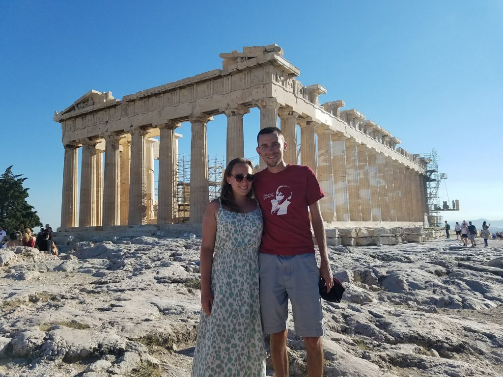 Jake and Roxanne in Greece